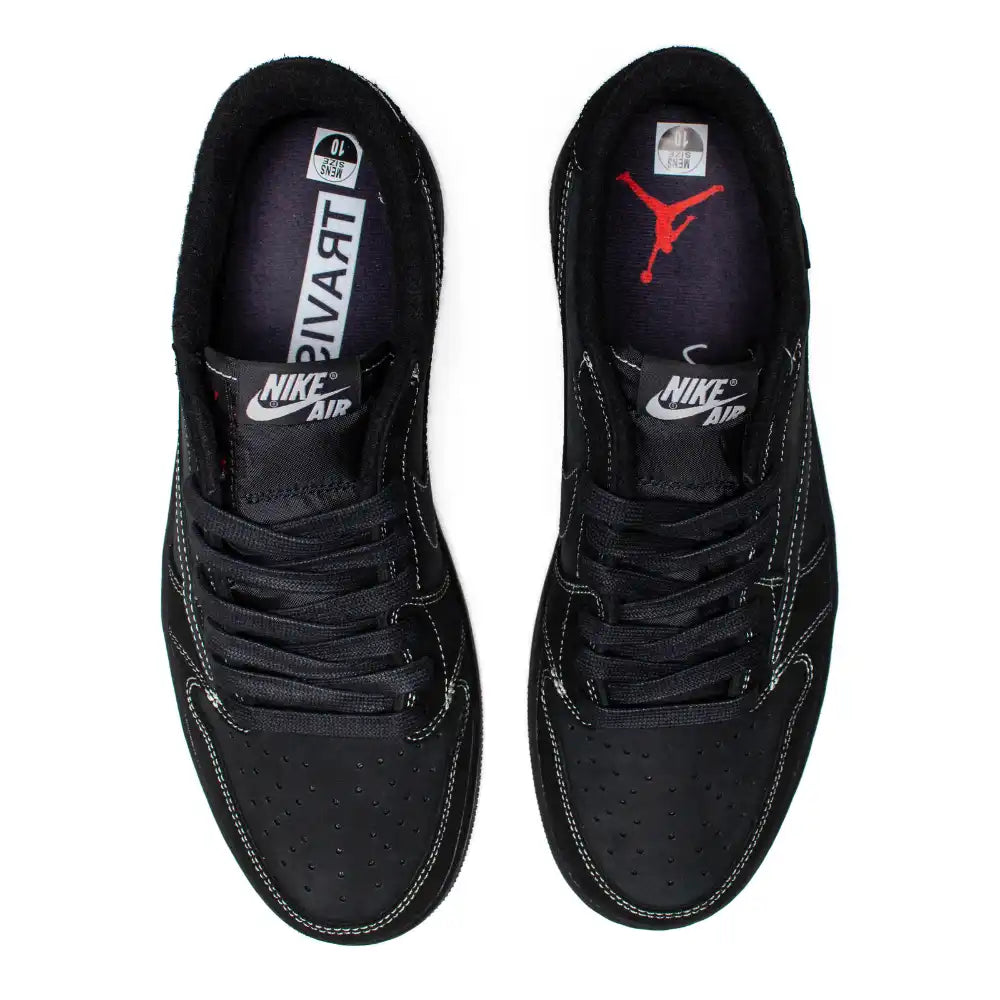 Retro Low Top Sneakers - Black Phantom